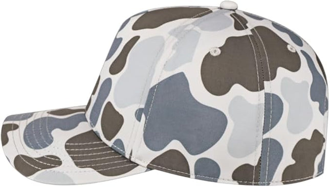 The Hat Pros Cap America i2026 Mid Profile 5-Panel Daybreak Camo Cap w/Quick-Dry Sweatband & Adjustable Snapback