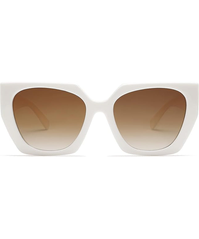 SOJOS Large Oversized Polarized Sunglasses for Women, Big Designer Womens Trendy Square Shades SJ2205