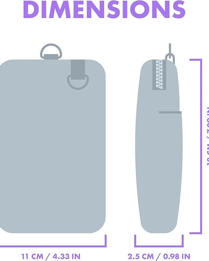 MOXYO Urban Nylon Crossbody Phone Bag, Small Lightweight and Durable Travel Bag With Removable, Adjustable Paracord Straps