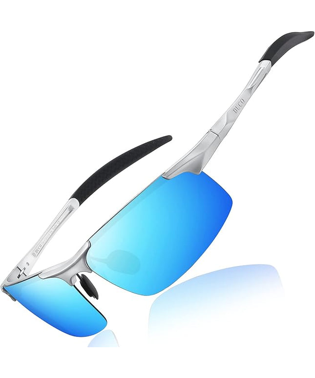DUCO Mens Sports Polarized Sunglasses UV Protection Sunglasses for Men 8177s