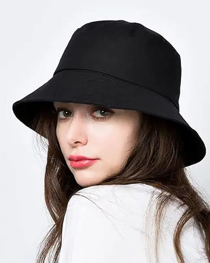 Malaxlx Unisex Bucket Hat Beach Sun Hat Aesthetic Fishing Hat for Men Women Teens, Reversible Double-Side-Wear