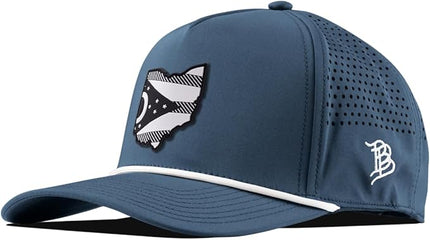 Branded Bills Ohio Vintage PVC 5-Panel Performance, Lightweight, Comfortable Baseball Cap