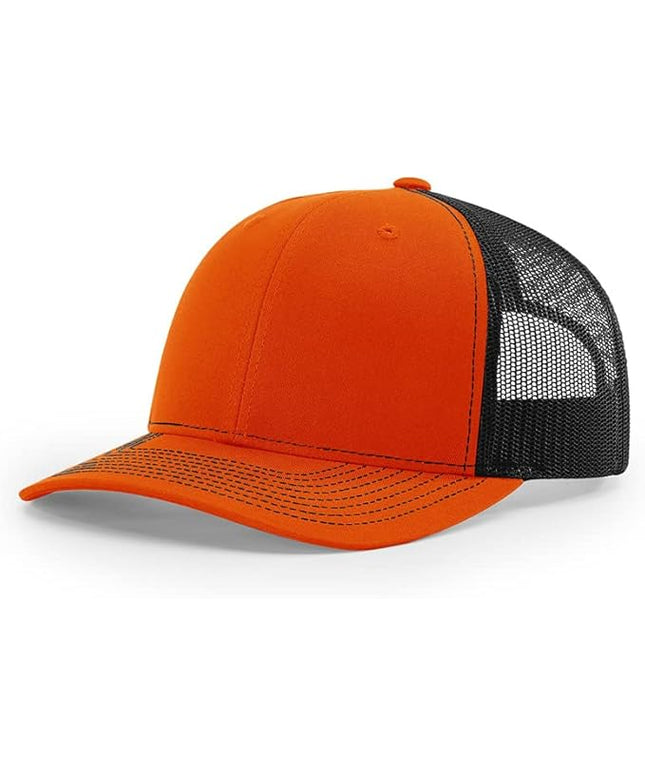Richardson 112 Classic Six-Panel Adjustable Snapback Trucker Cap | Bulk Packs Available