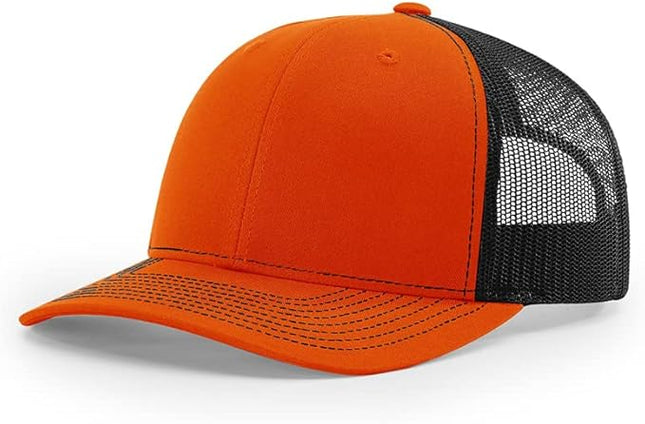 Richardson 112 Classic Six-Panel Adjustable Snapback Trucker Cap | Bulk Packs Available