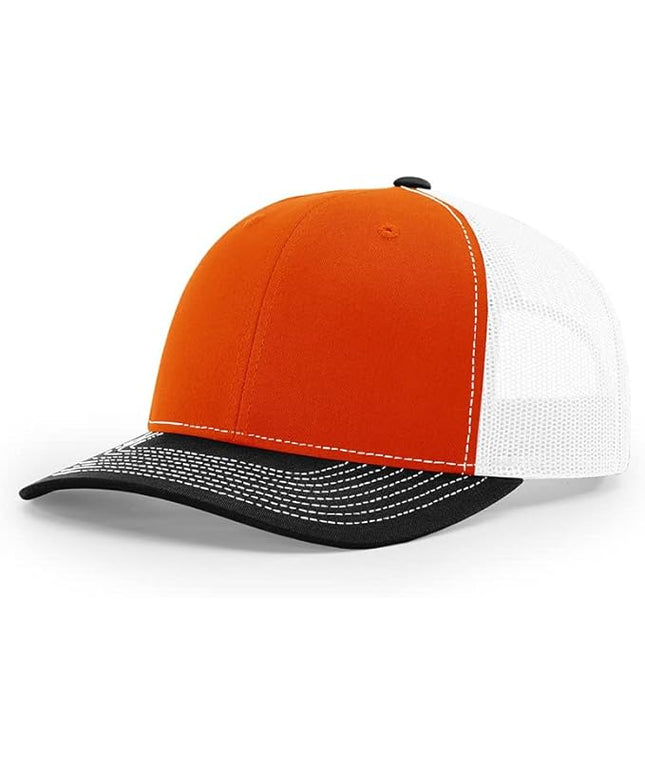 Richardson 112 Classic Six-Panel Adjustable Snapback Trucker Cap | Bulk Packs Available