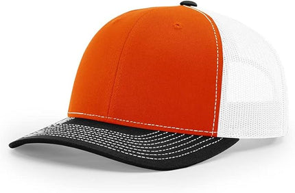Richardson 112 Classic Six-Panel Adjustable Snapback Trucker Cap | Bulk Packs Available
