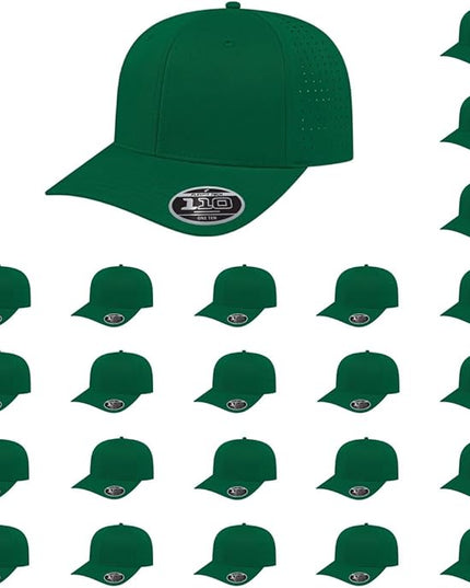 Cap America i8533 Flexfit 110 Perforated Performance Snapback Mid Profile 6-Panel Cap w/UV Guard & Adjustable Snapback