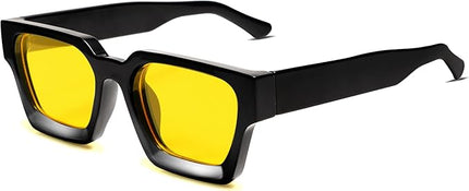 VANLINKER Thick Square Sunglasses for Men Women Retro Chunky Rectangle Shades UV400 Protection VL9731