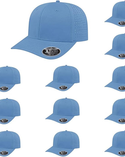 Cap America i8533 Flexfit 110 Perforated Performance Snapback Mid Profile 6-Panel Cap w/UV Guard & Adjustable Snapback