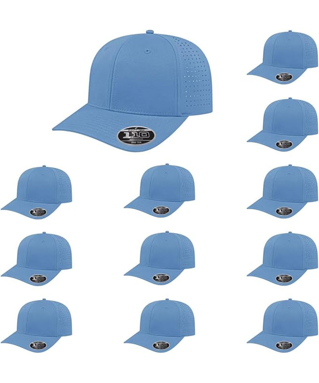 Cap America i8533 Flexfit 110 Perforated Performance Snapback Mid Profile 6-Panel Cap w/UV Guard & Adjustable Snapback