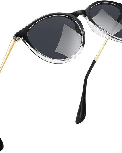 CHBP Polarized Sunglasses for Women Men - Trendy 2025 Vintage Classic Retro Round Mirrored Lens Designer Style