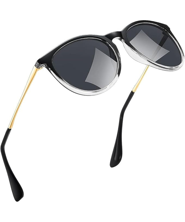 CHBP Polarized Sunglasses for Women Men - Trendy 2025 Vintage Classic Retro Round Mirrored Lens Designer Style