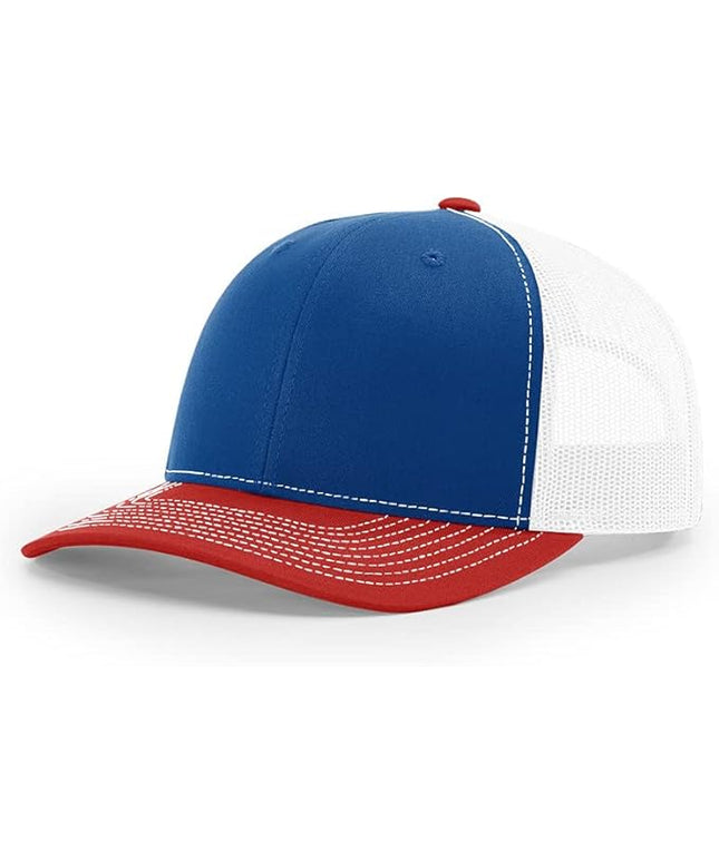 Richardson 112 Classic Six-Panel Adjustable Snapback Trucker Cap | Bulk Packs Available
