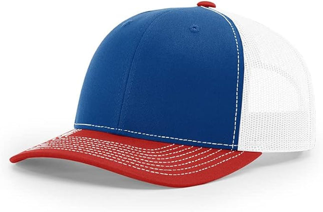 Richardson 112 Classic Six-Panel Adjustable Snapback Trucker Cap | Bulk Packs Available