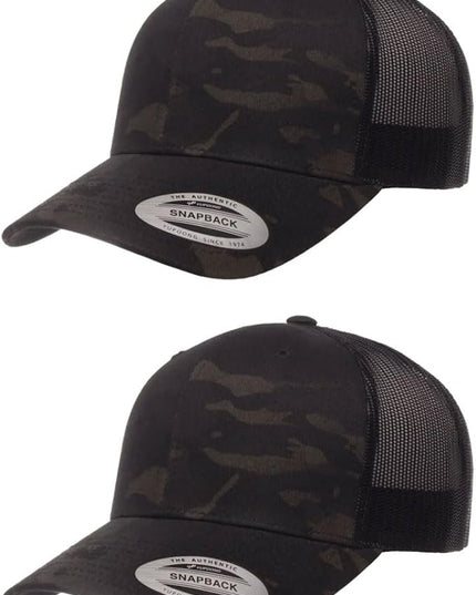 Yupoong Classic Premium Mesh 6 Panel Retro Trucker Cap | Mid Profile Snapback | OSFA | Bulk Pack Available