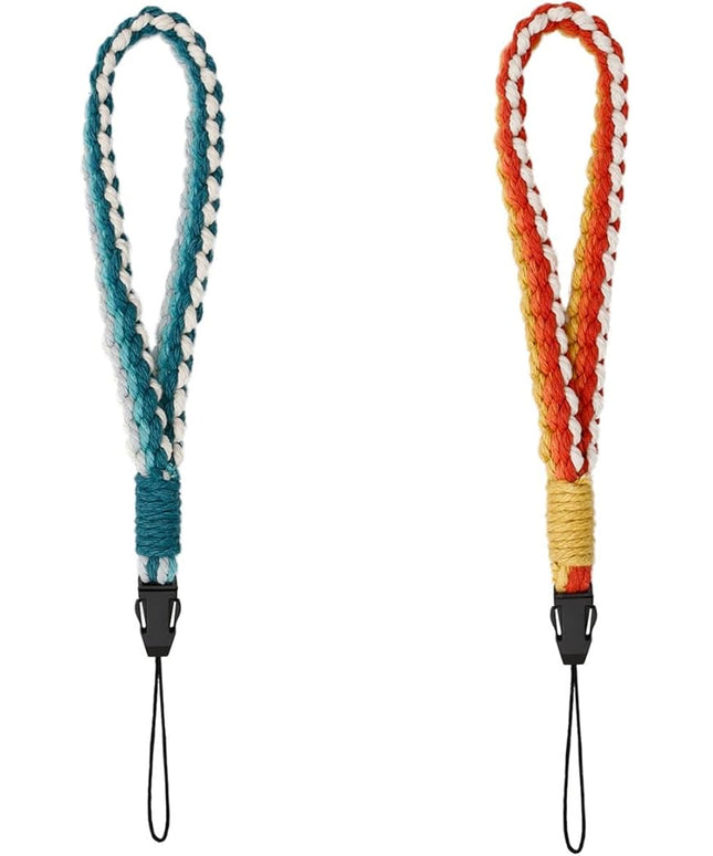 2 PCS Universal Cell Phone Wrist Strap, Handmade Phone Case Wrist Lanyard, Phone Charms Strap for Women Girls(5)