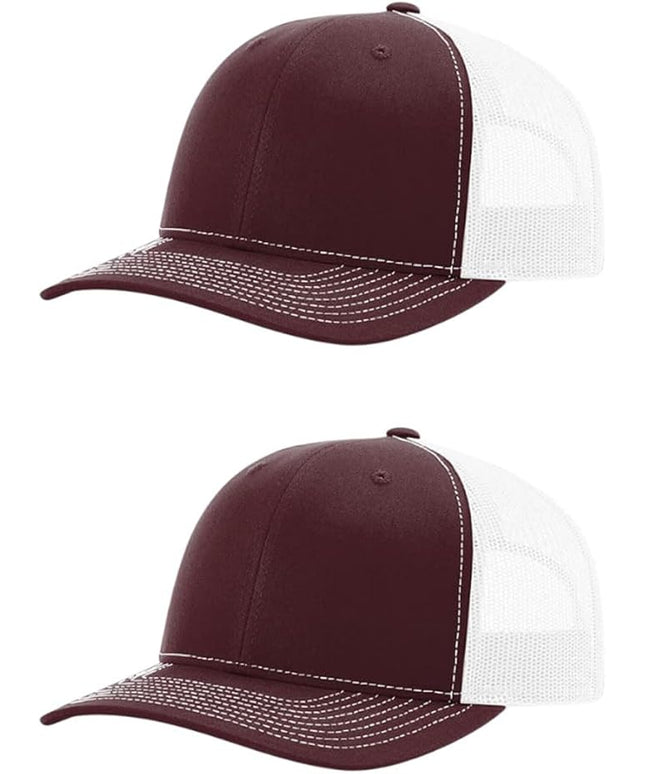 Richardson 112 Classic Six-Panel Adjustable Snapback Trucker Cap | Bulk Packs Available