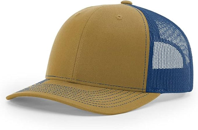 Richardson 112 Classic Six-Panel Adjustable Snapback Trucker Cap | Bulk Packs Available