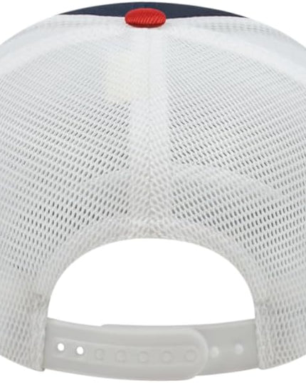 Cap America i8502 Flexfit 110 Premium Mid Profile 6-Panel Mesh Back Trucker Cap Hat w/UV Guard & Adjustable Snapback
