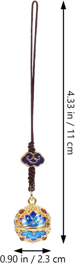 ibasenice Chinese Style Sachet Ball Keychain Pendant 4.7 Inch Mobile Phone Charm Decorative Accessory for Bag and Diy Hanging Decor