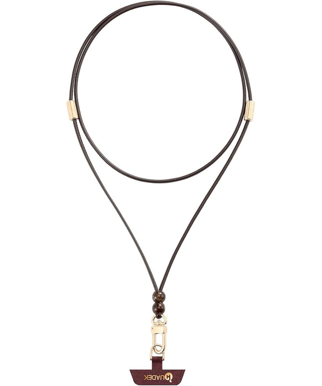 Leather cell phone lanyard Detachable Phone Chain Strap 2-in-1 Phone Chain Wristlet