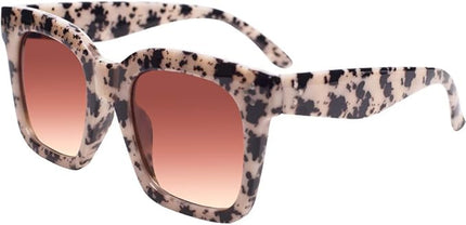 Vintage Women Oversized Sunglasses Designer Luxury Square Sun Glasses UV400 Protection Flat Lens