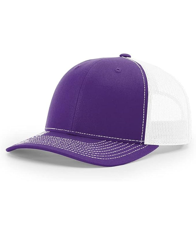 Richardson 112 Classic Six-Panel Adjustable Snapback Trucker Cap | Bulk Packs Available