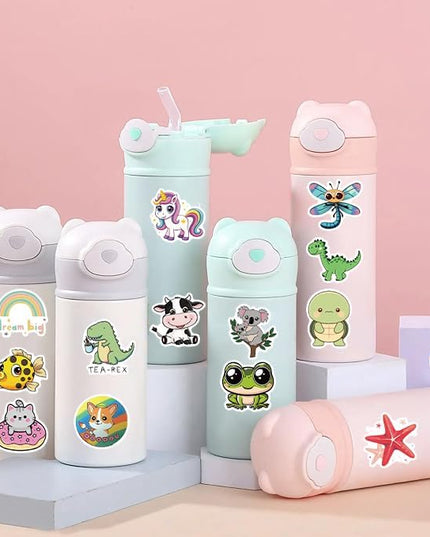 112 PCS Animal Stickers Cute Aesthetic Decals for Girls Journaling Scrapbooking Sticker Pack for Adult