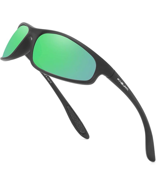 FAGUMA Polarized Sports Sunglasses For Men Cycling Driving Fishing UV400 Protection