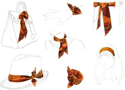 JERLA Women 100% Mulberry silk Scarf Long Large Lightweight Scarves Fashion Women Soft polka dot Print Neckerchief