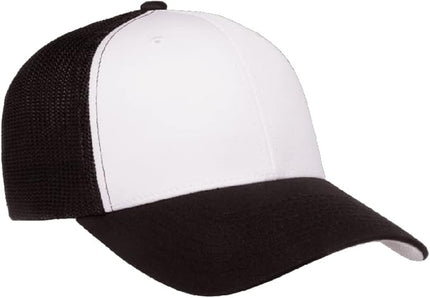 Flexfit 6511 Fitted Mid-Profile Stretchable Mesh Panels Trucker Cap | Bulk Pack Available