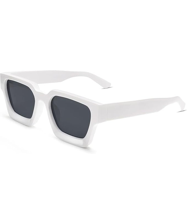 VANLINKER Thick Square Sunglasses for Men Women Retro Chunky Rectangle Shades UV400 Protection VL9731