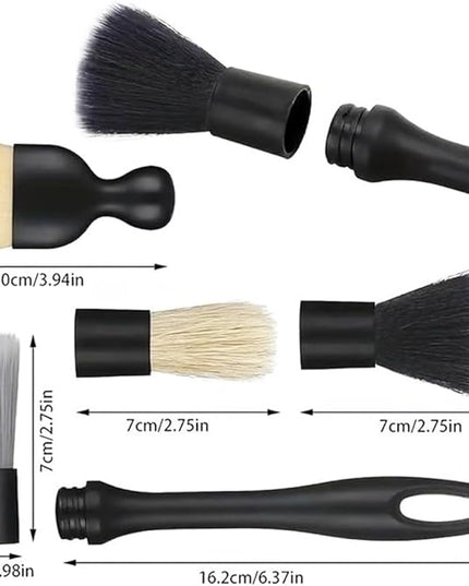 8PCS Car Detailing Brush Set, Car Detailing Brush, Soft Car Cleaning Brush, Suitable for Cleaning Car Interiors, Including Air Vents, Center Console, Seat Gaps, and More