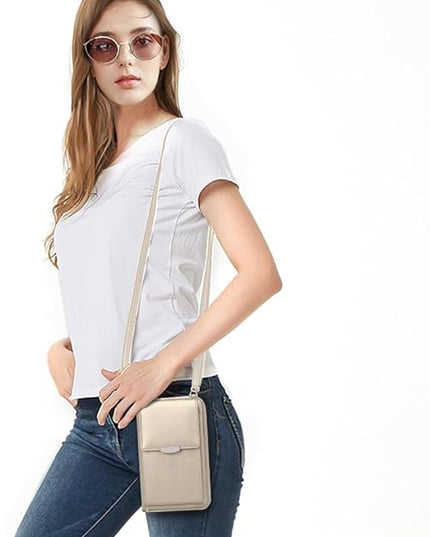 KUKOO Small Crossbody Bag Cell Phone Purse Wallet with Credit Card Slots for Women