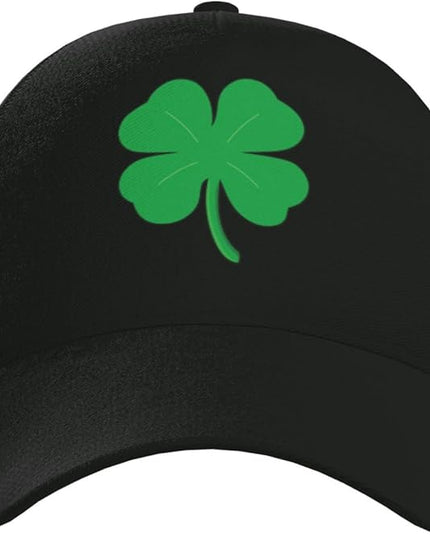 St. Patrick's Day Baseball Cap, Irish Green Clover Trucker Hat for Men Women, Fashion Adjustable Sun Visor Dad Hat