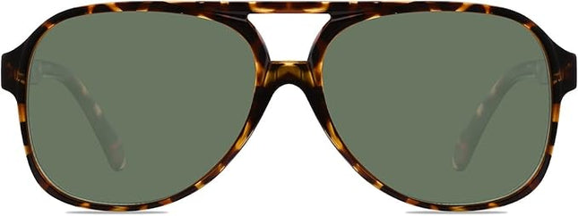 YDAOWKN Retro Aviator Sunglasses for Women Mens Large Frame Classic Vintage 70s Sun Glasses Aviators