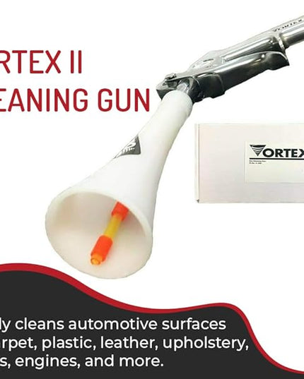 HI-TECH Vortex II Air Cleaning Gun – Pro Auto Detailing Tool for Deep Cleaning Interiors & Exteriors – Uses Air Compressor – Blasts Dust, Dirt & Grime Fast
