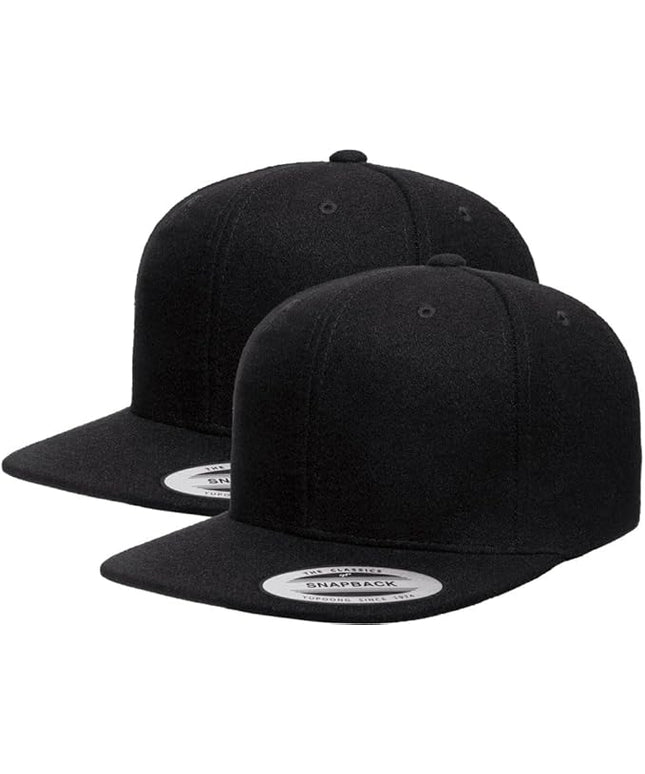 [2 Pack] Hybrid Stretch-Fitted Trucker Cap, Baseball Cap with Air Mesh