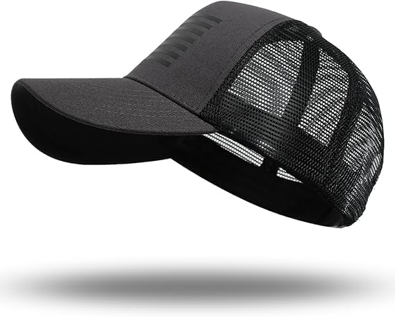 American Flag Trucker Hat - Snapback Hat, Baseball Cap for Men Women - Breathable Mesh Side, Adjustable Fit - for Casual Wear