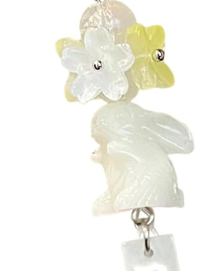 Retro Rabbits Aesthetic Phone Charm With Star And Heart Charm Accessory For Cellphone Keys Camera Decoration