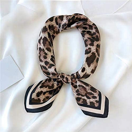 ANDANTINO 100% Real Mulberry Silk Scarf -21'' x 21''- Lightweight Neckerchief –Women Men Small Square Digital Printed Scarves