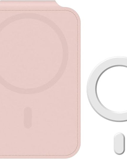 DCHK Magnetic Card Wallet, Slim Card Holder with 3 Slots, Holds up to 6 Cards, Strong Adhesion Ring Included, Compatible with Magsafe iPhone 12/13/14/15/16 (Not for Mini Models)