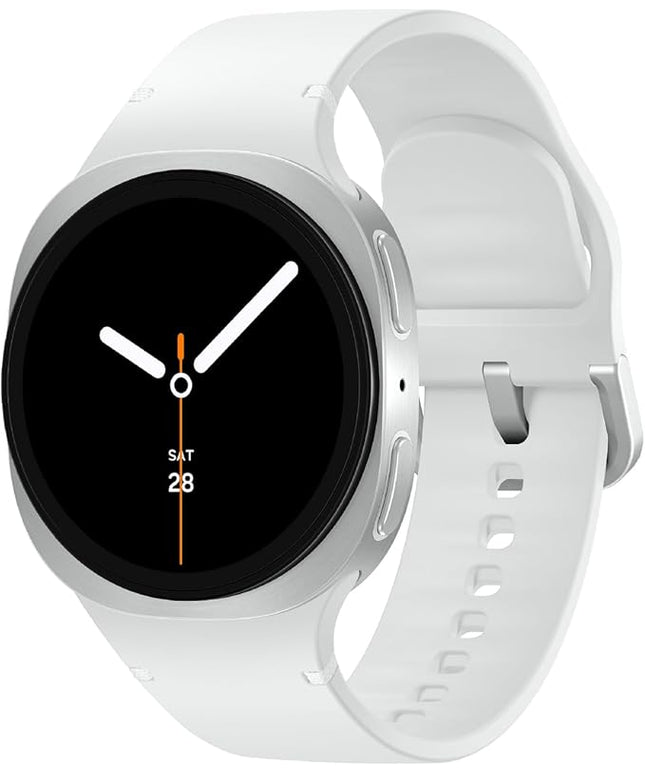 Samsung Galaxy Watch 8 (2025) 40mm Bluetooth Smartwatch, Cushion Design, Fitness Tracker, Sleep Coaching, Running Coach, Energy Score, Heart Rate Tracking, Silver [US Version, 2 Yr Warranty]