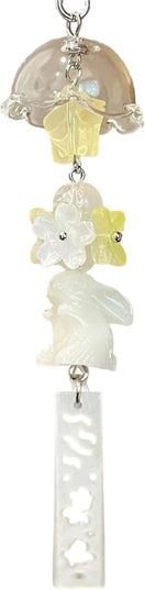 Retro Rabbits Aesthetic Phone Charm With Star And Heart Charm Accessory For Cellphone Keys Camera Decoration