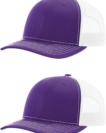 Richardson 112 Classic Six-Panel Adjustable Snapback Trucker Cap | Bulk Packs Available