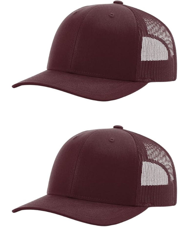 Richardson 112 Classic Six-Panel Adjustable Snapback Trucker Cap | Bulk Packs Available