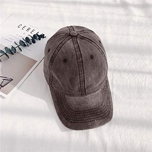 HH HOFNEN Men Women Washed Distressed Twill Cotton Baseball Cap Vintage Adjustable Dad Hat
