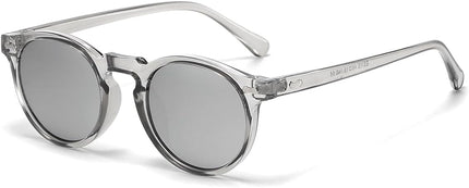 Gleyemor Vintage Polarized Sunglasses for Men Round Sunglasses UV400 Protection Retro Hand-crafted Acetate Frame
