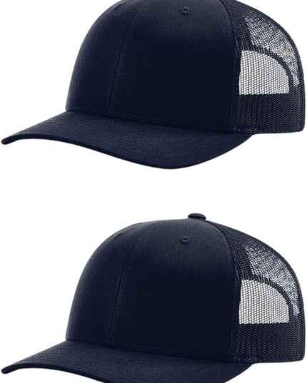 Richardson 112 Classic Six-Panel Adjustable Snapback Trucker Cap | Bulk Packs Available
