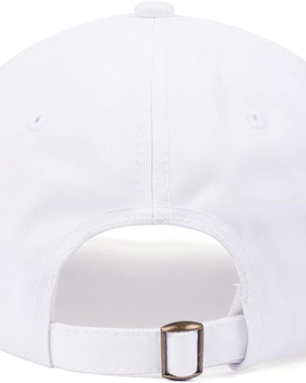 Zylioo XL XXL Oversize Baseball Cap, 100% Cotton Adjustable Dad Hat for Big Heads 23.5"-25.5", Soft Crown Large Size Cap